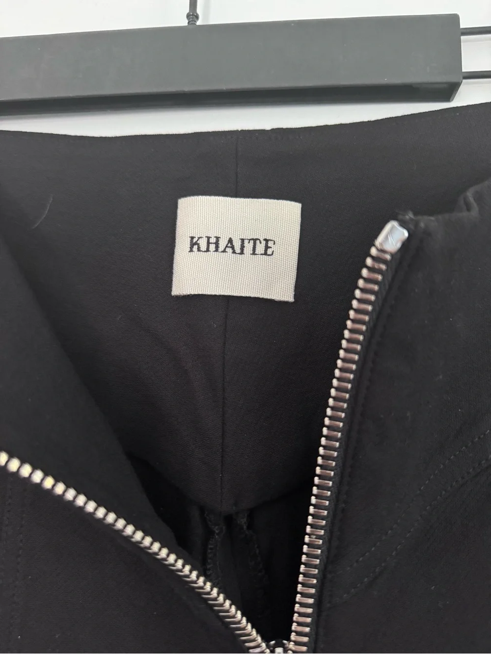 Khaite Meadow black pants with zip ankles Size 6 - Picture 5 of 11